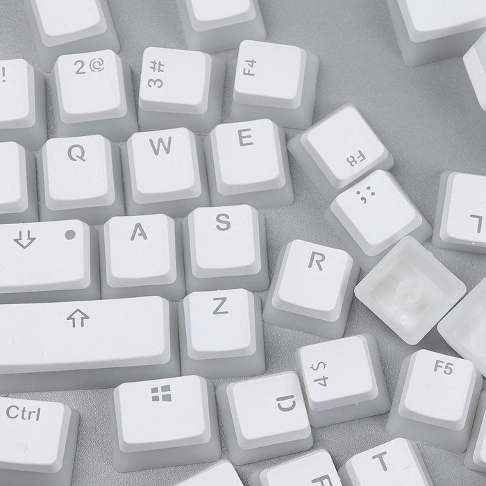 White Pudding PBT Keycaps