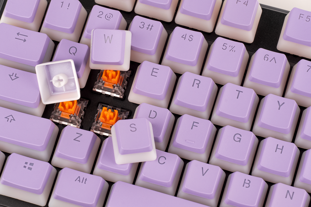 Purple Pudding PBT Keycaps